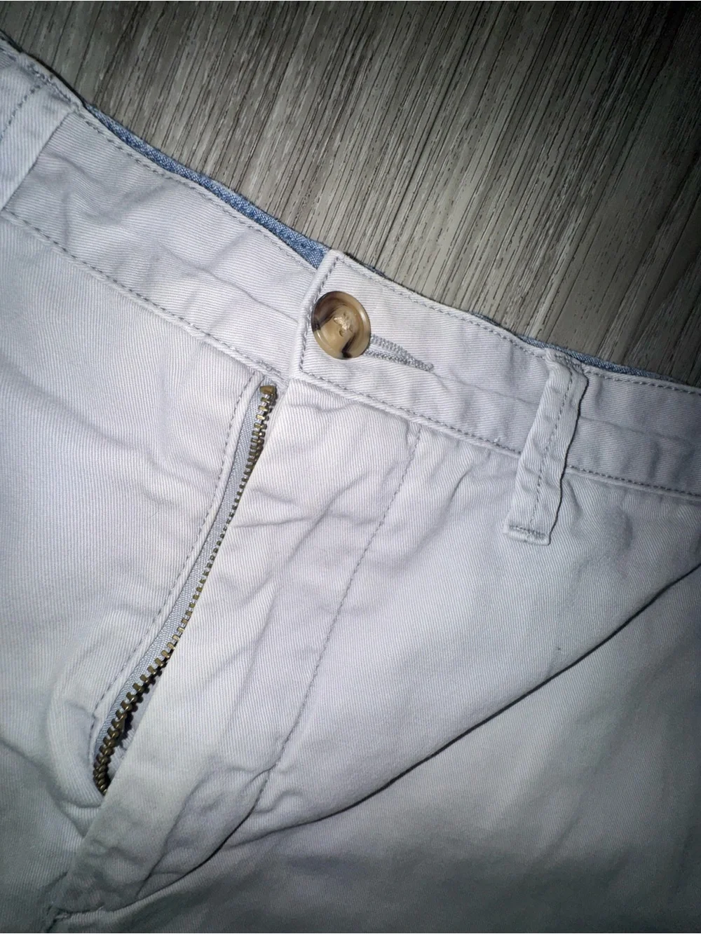 Ralph Lauren White Flat-Front Men's Chino Shorts- Read Description